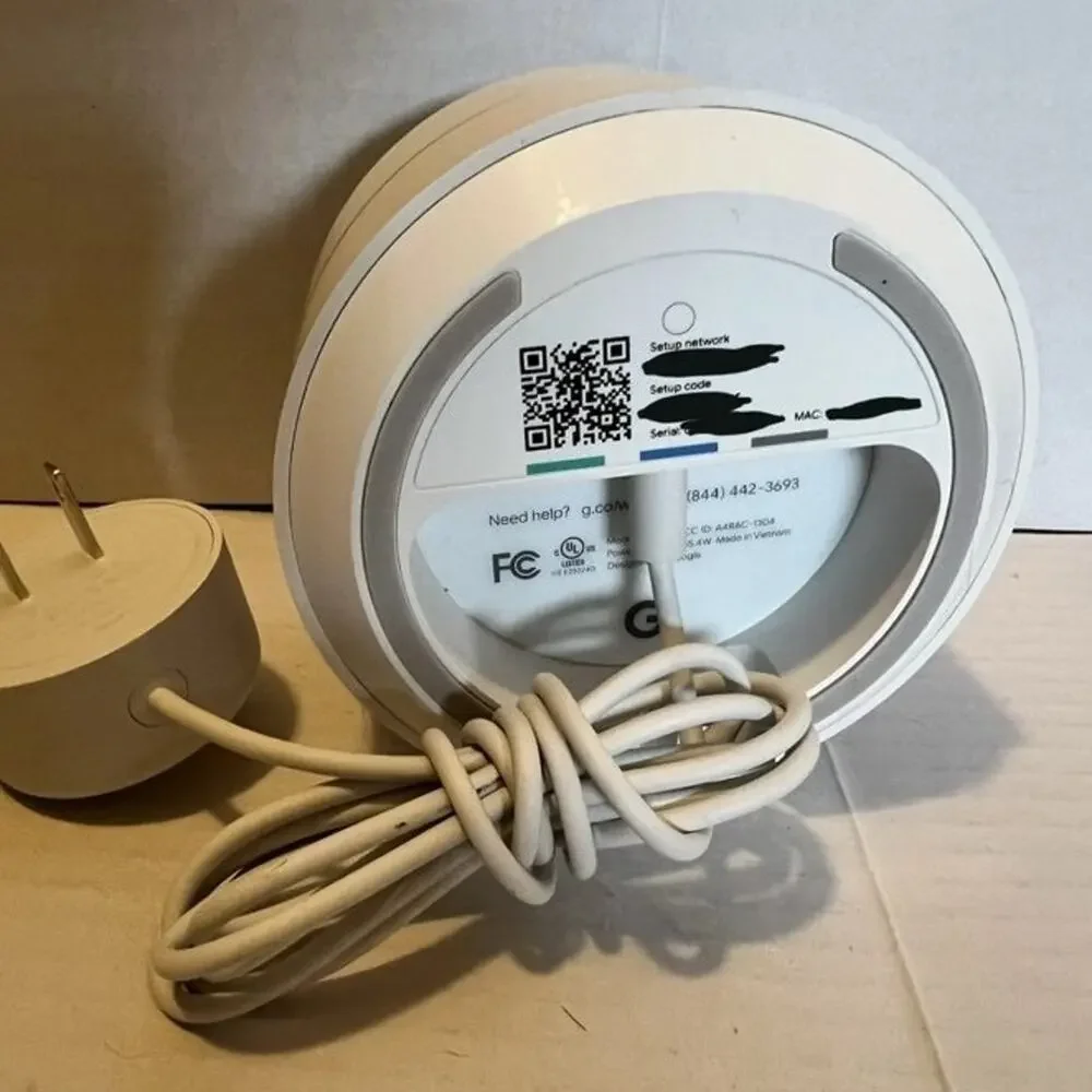 Google Nest Wifi Router model GJ2CQ Dual-Band AC1200 Mesh Router Single Unit 1/3